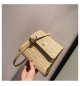 One shoulder straw bag