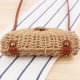 Semicircle Straw Woven Bag  Rattan Bag  Shoulder Bag  Messenger Bag  Female Bag