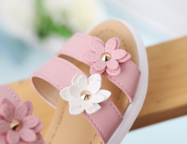 Children's Sandals Flower Princess Shoes Roman Shoes Baby Shoes