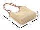 Vest Fishnet Bag Literary Straw Shoulder Bag