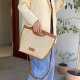 Straw Simple Shoulder Tote Bag